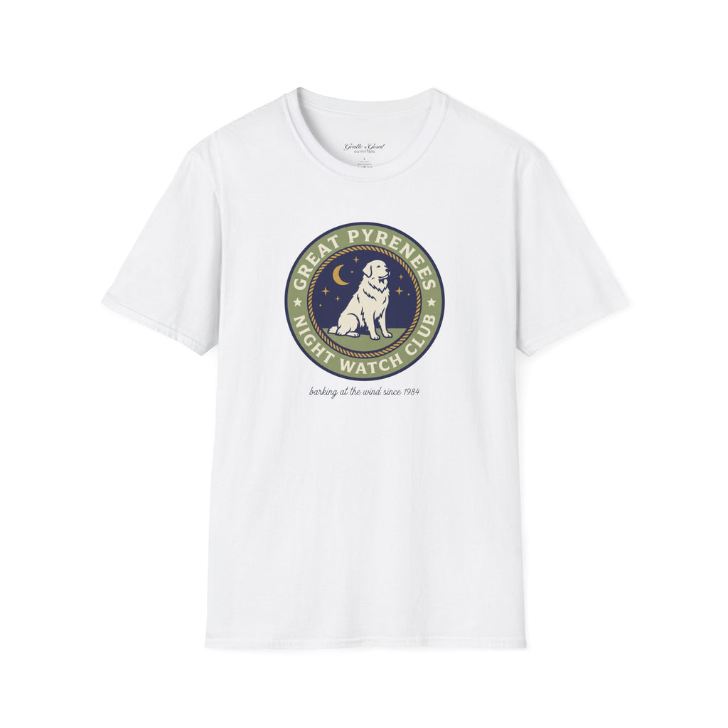 Great Pyrenees Night Watch Club T-Shirt