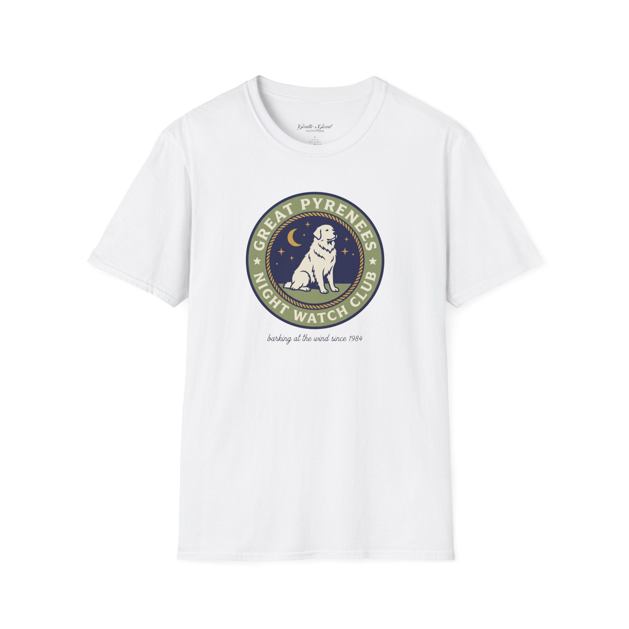 Great Pyrenees Night Watch Club T-Shirt
