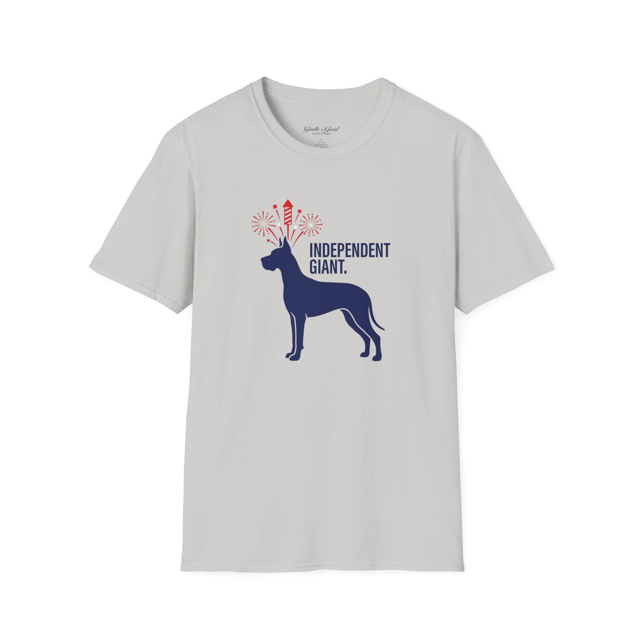 Independent Giant Patriotic Great Dane T-Shirt