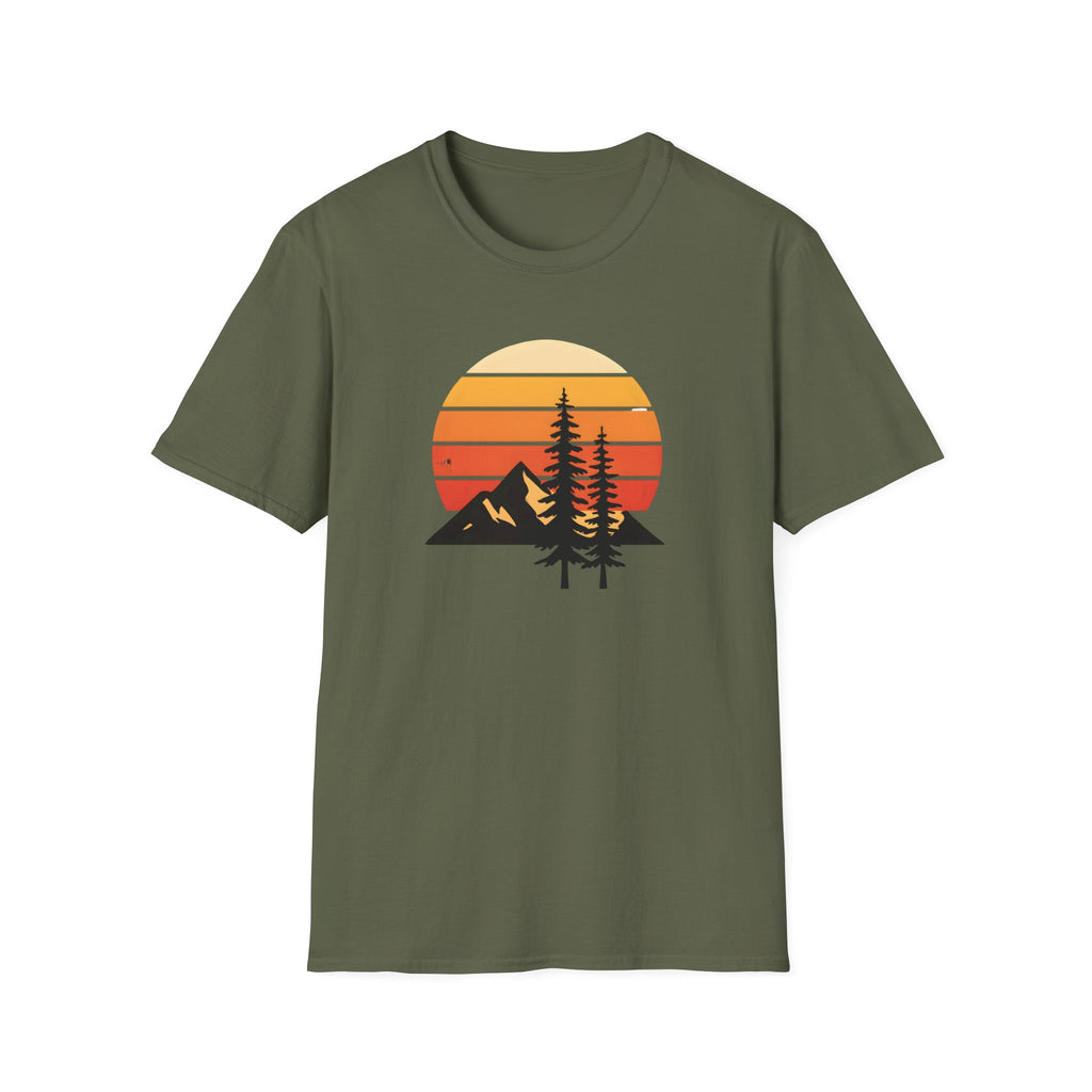 Sunset Over Mountains T-Shirt