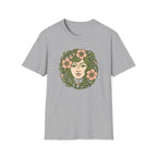 Floral Crown Portrait T-Shirt